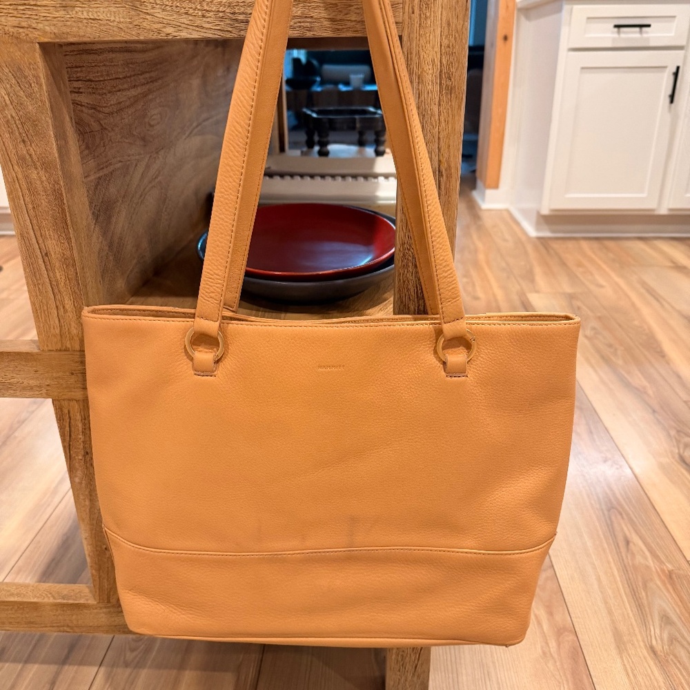 Hammitt Leather Tote in Tan